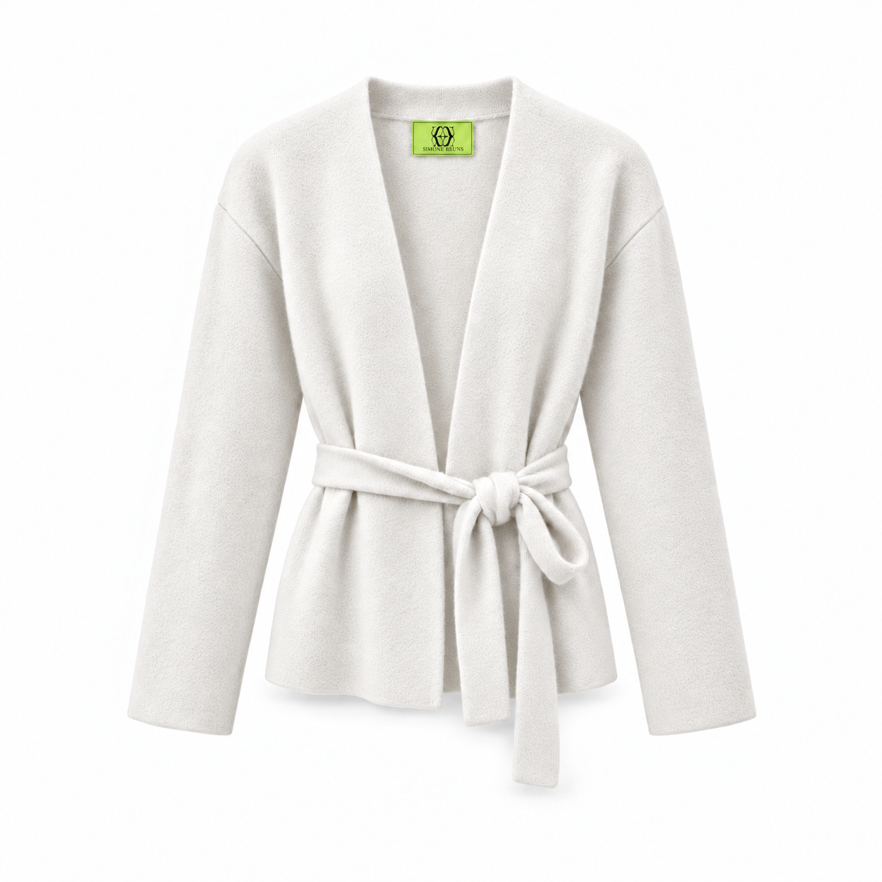 BRUSHED ANIKA KIMONO - CHALK