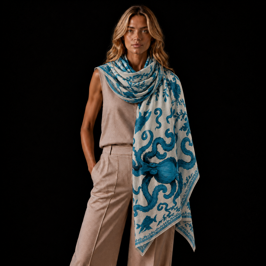 TENTARA REGULAR RECTANGULAR SHAWL - twine
