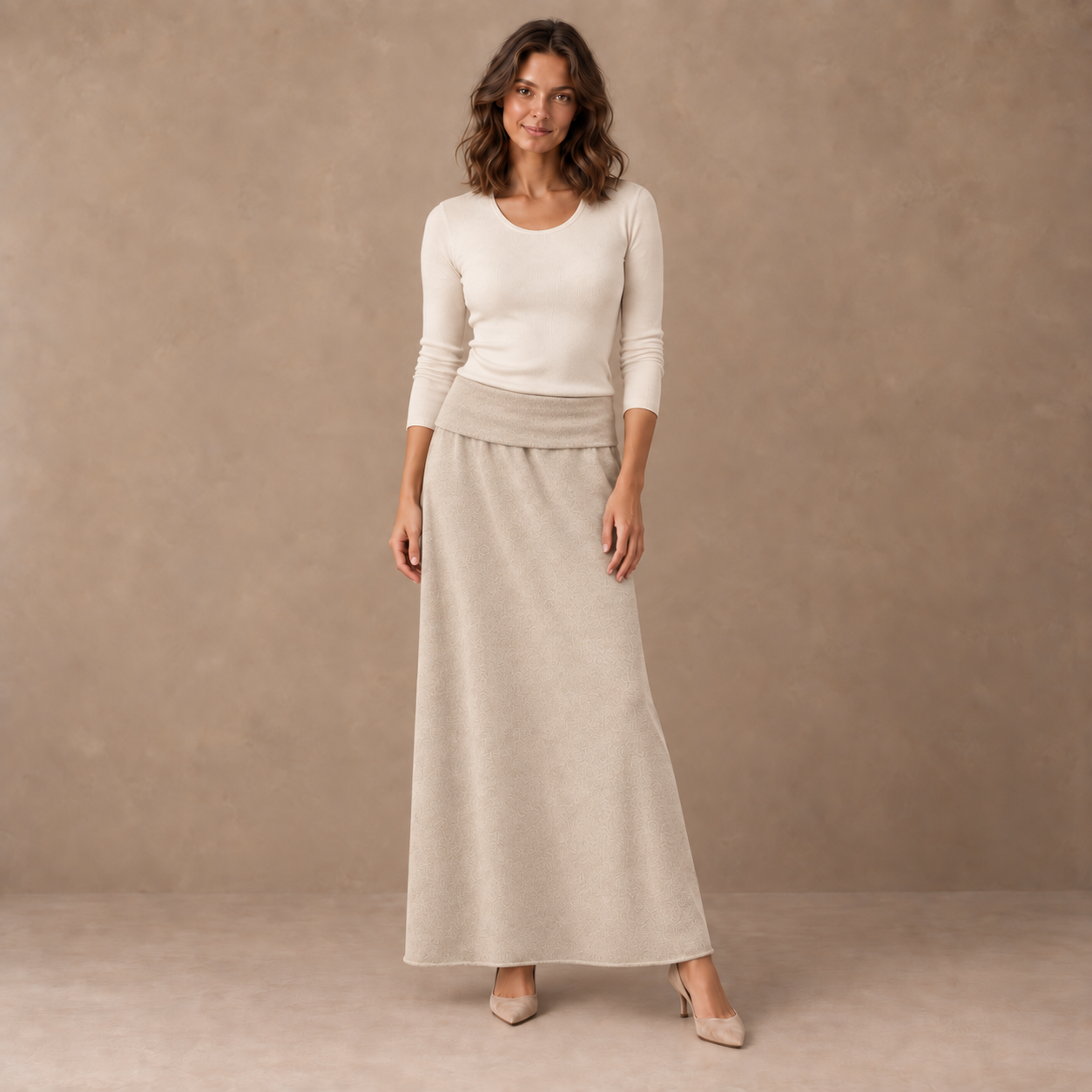 MARTHA SKIRT - WHEAT