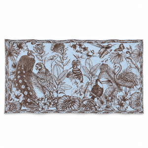 AVIARIUM FELTED CASHMERE SCARF - LIGHT BLUE