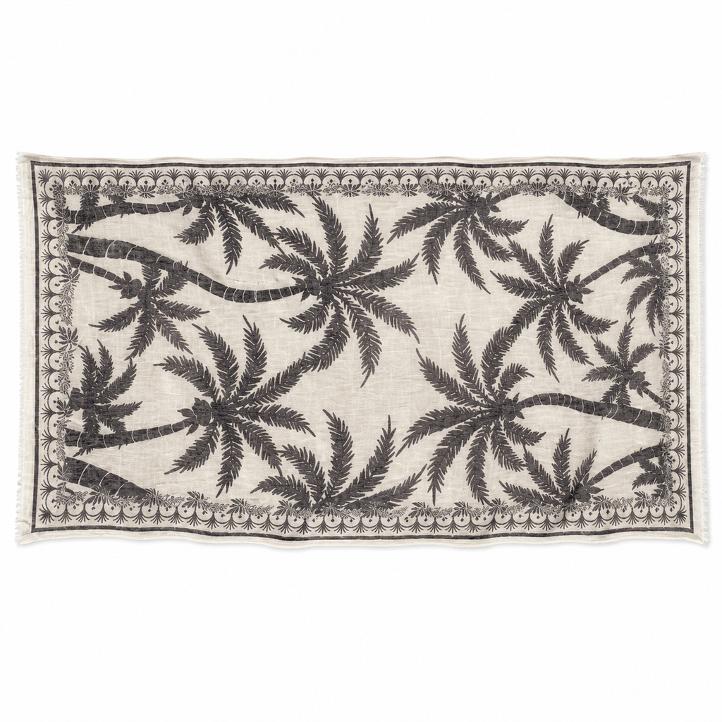 CALDERA FELTED CASHMERE SCARF - MOON