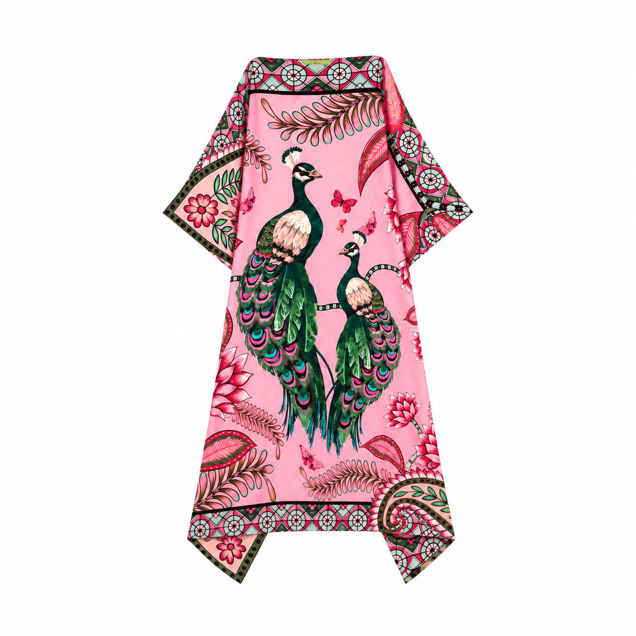 AZURE SILK TUNIC - ROSE