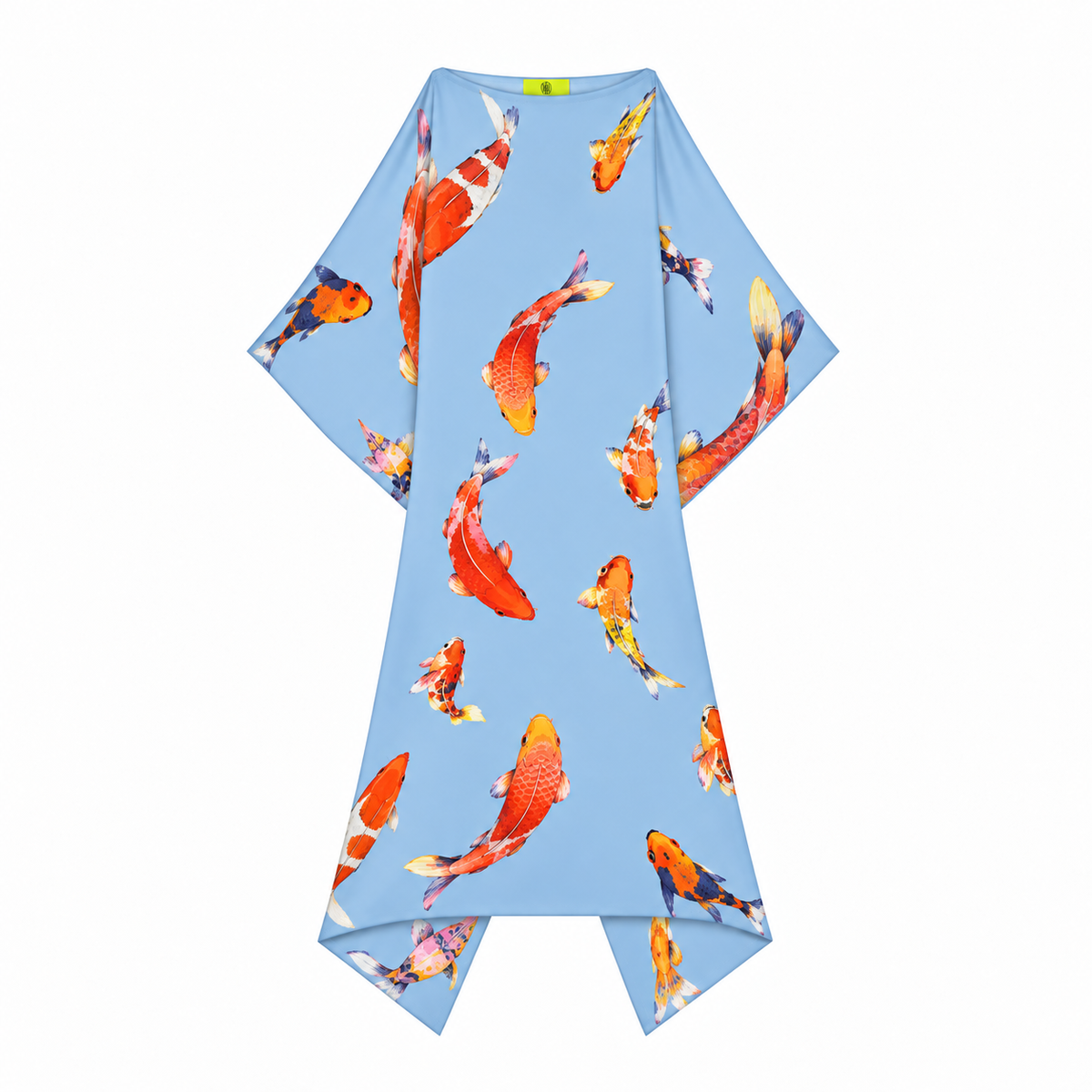 KOI SILK TUNIC - BLUE
