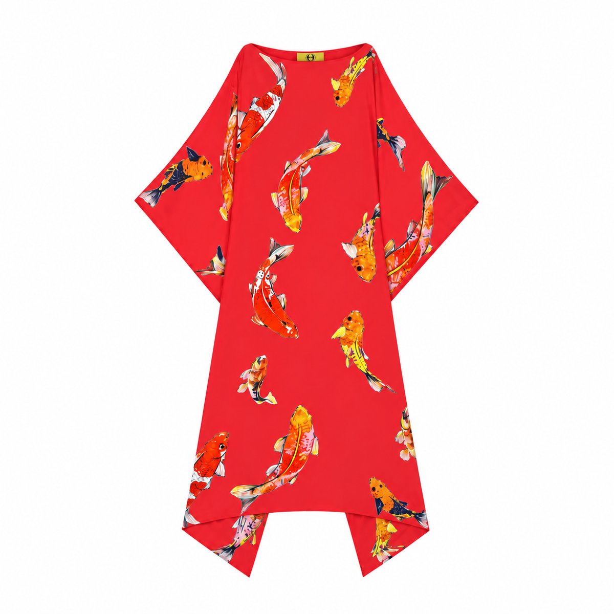 KOI SILK TUNIC - RED