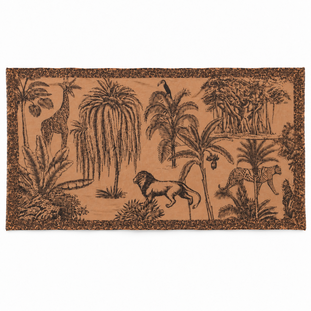 TOILETROPICA CASHMERE SCARF - COMPOST
