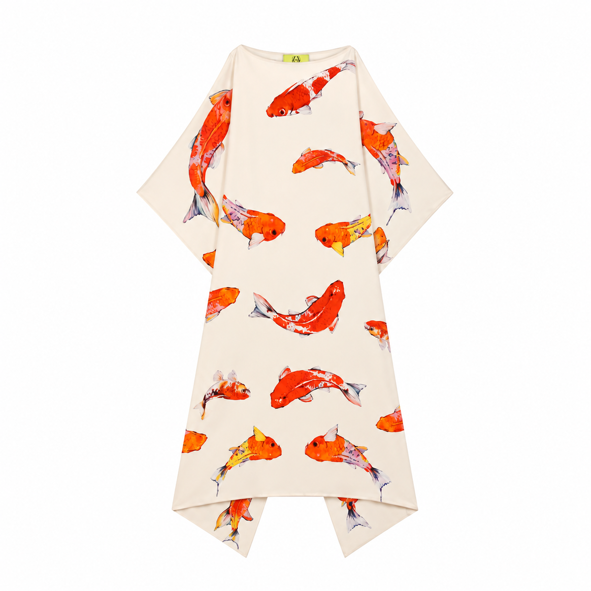 KOI SILK TUNIC - WHITE
