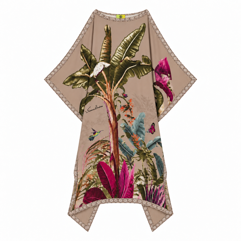 PARADISO SILK TUNIC - TAUPE