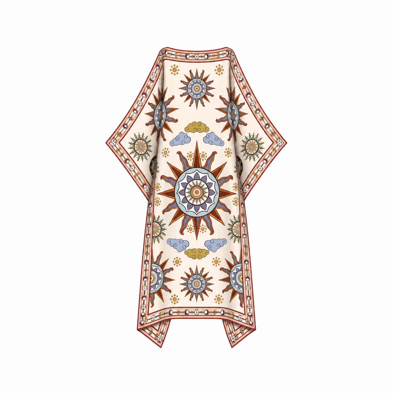 SOL SILK TUNIC - OFF WHITE