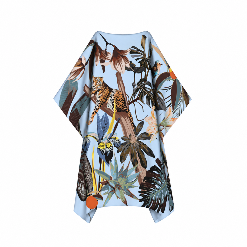 INSTINCT SILK TUNIC - LIGHT BLUE