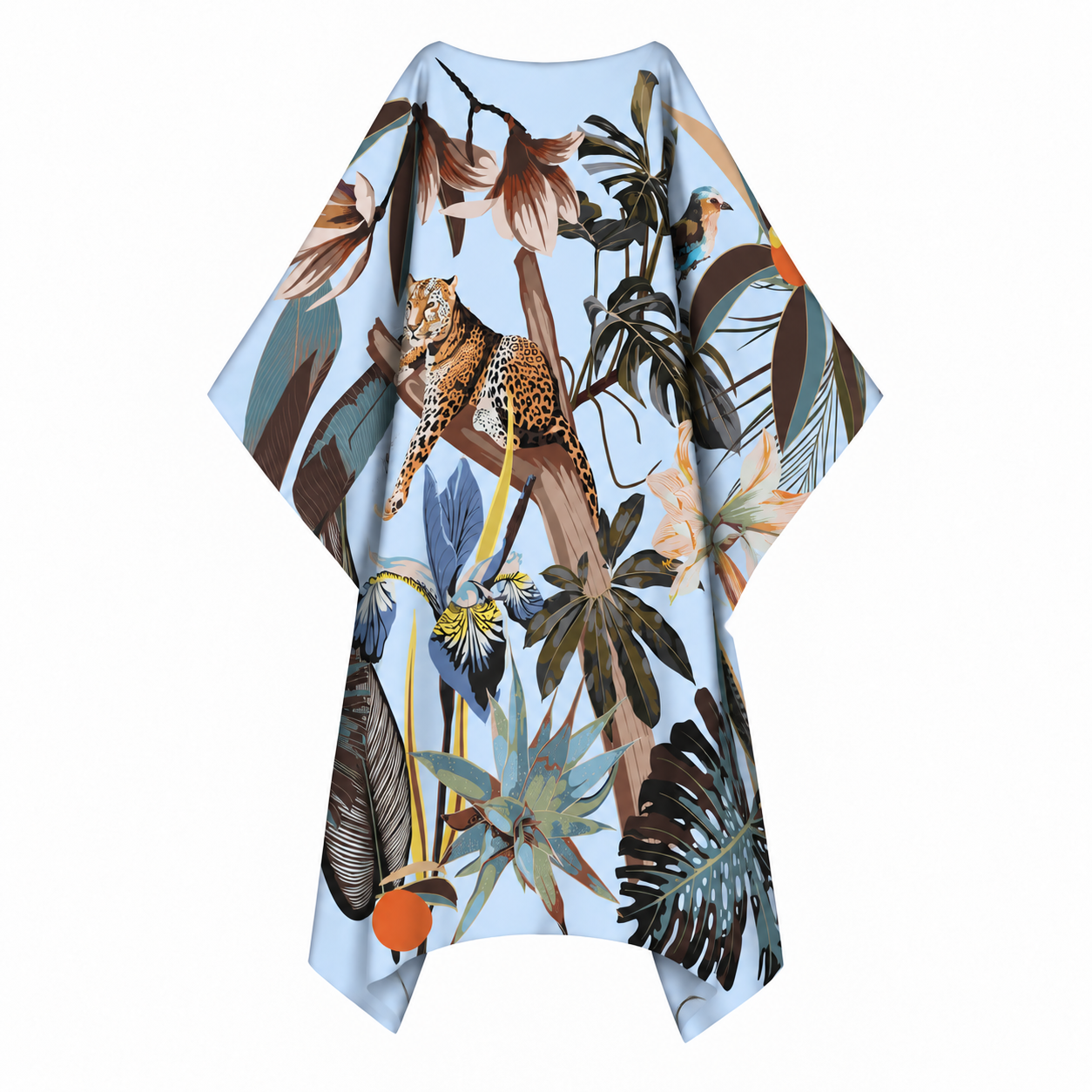 INSTINCT SILK TUNIC - LIGHT BLUE