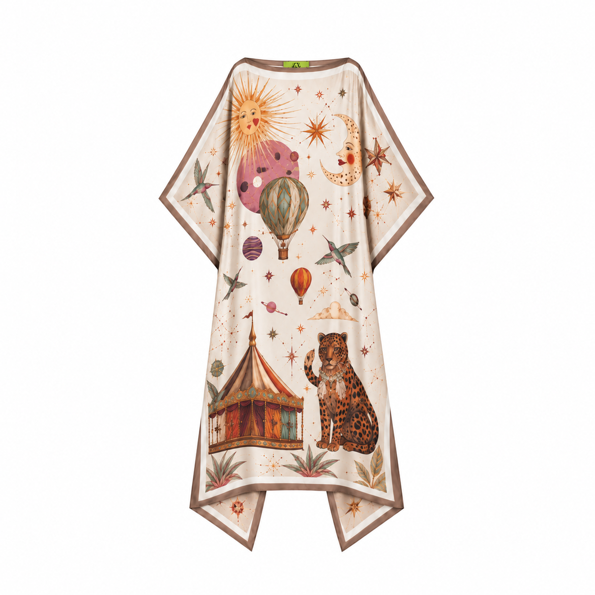 AURORA SILK TUNIC - OFF WHITE