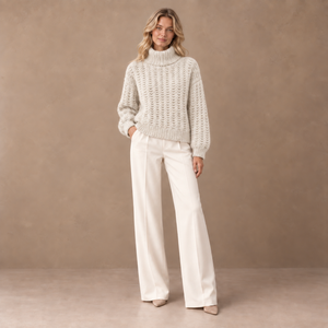 HEDDA SWEATER - CHALK