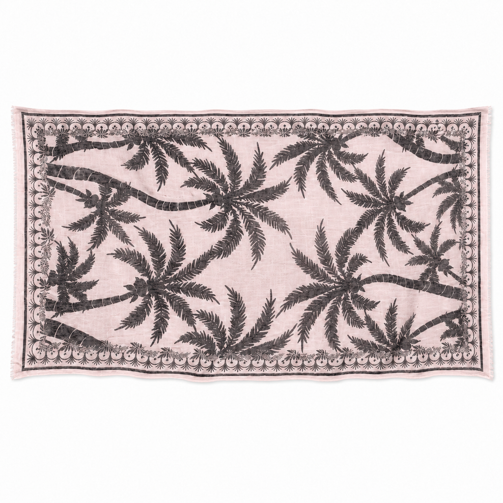 CALDERA FELTED CASHMERE SCARF - POWDER
