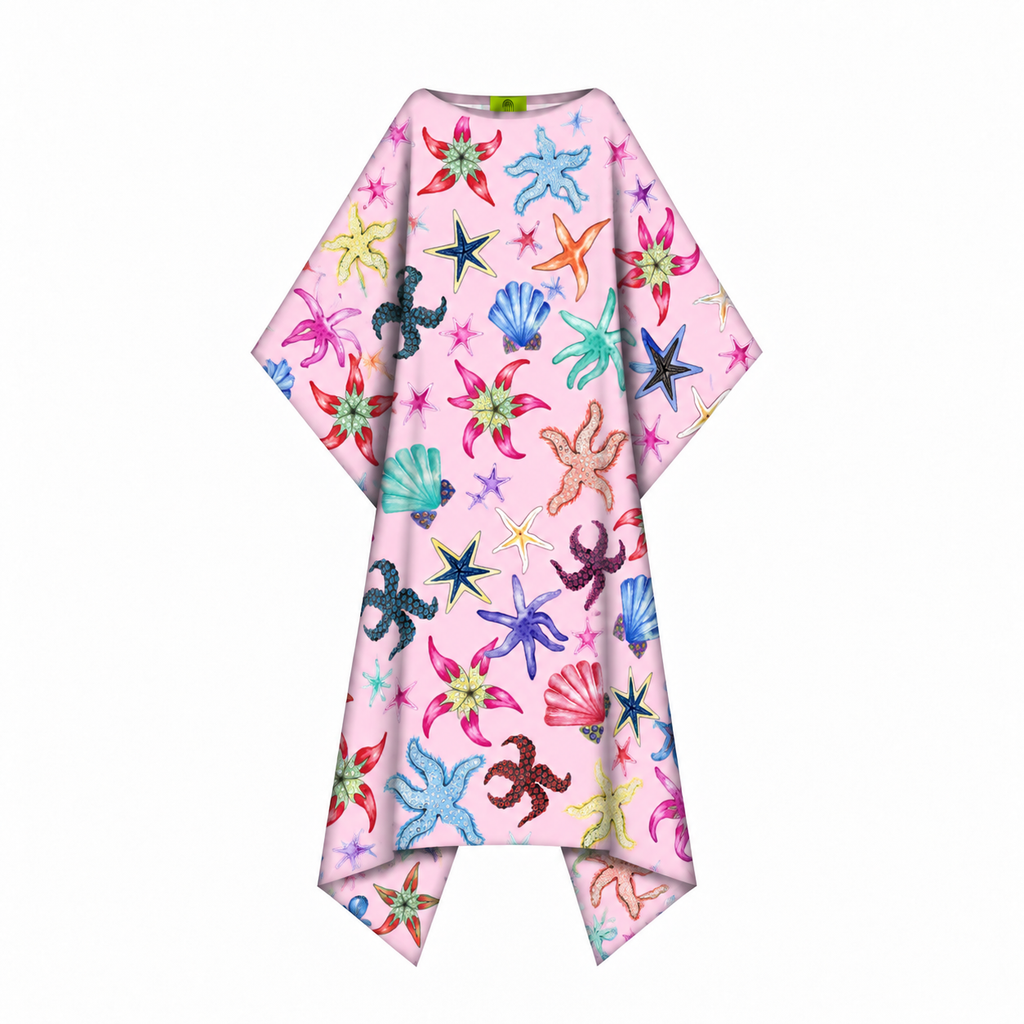 CORAL SILK TUNIC - ROSE