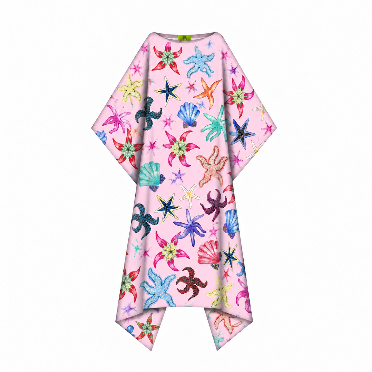 CORAL SILK TUNIC - ROSE