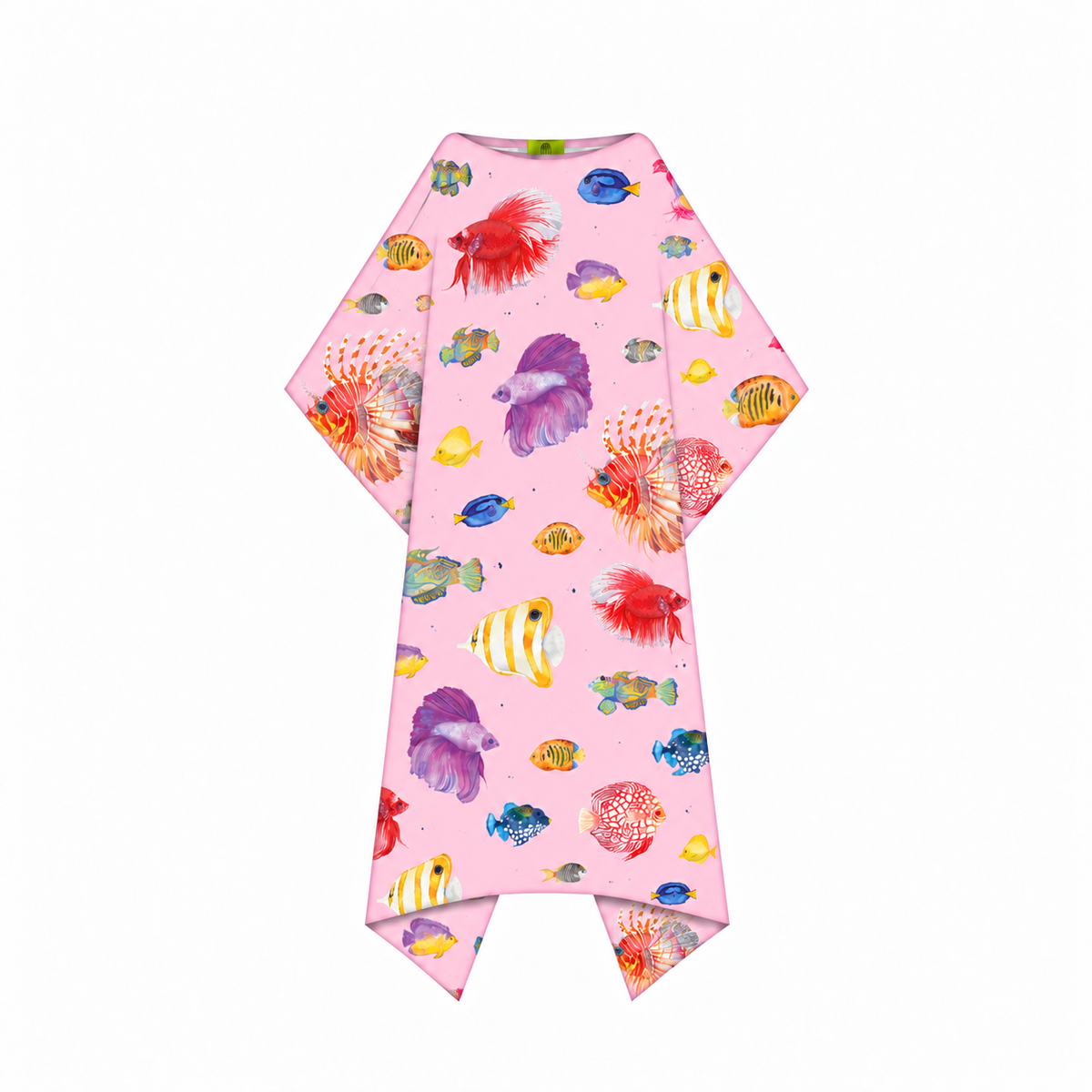 FISHTALE SILK TUNIC - ROSE