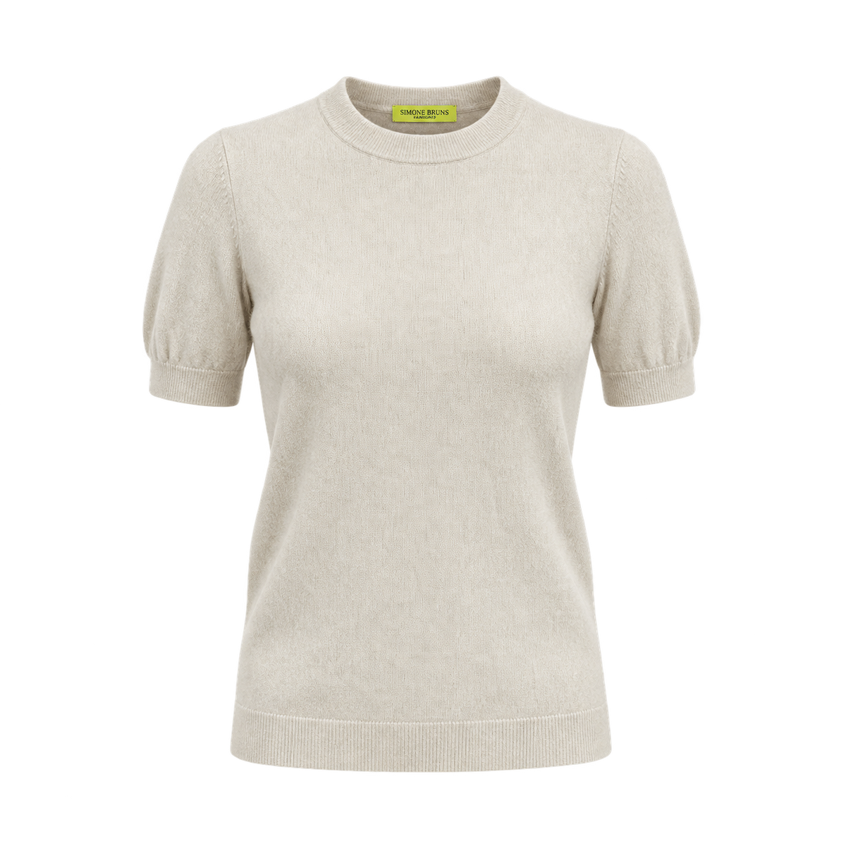 BRUSHED CASHMERE SHIRT - WHITE