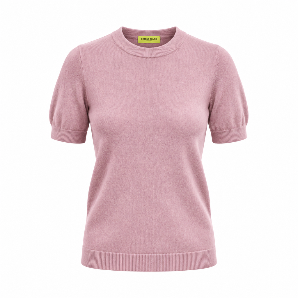 BRUSHED CASHMERE SHIRT - ROSE
