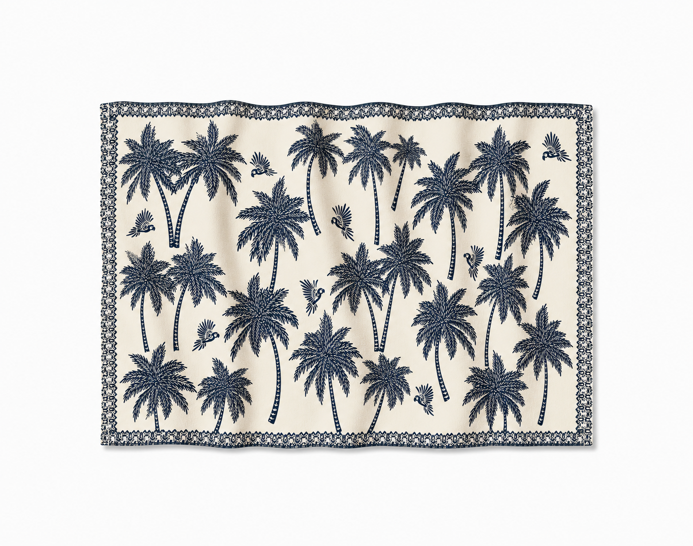 BLUETIDE CASHMERE SCARF - CHALK