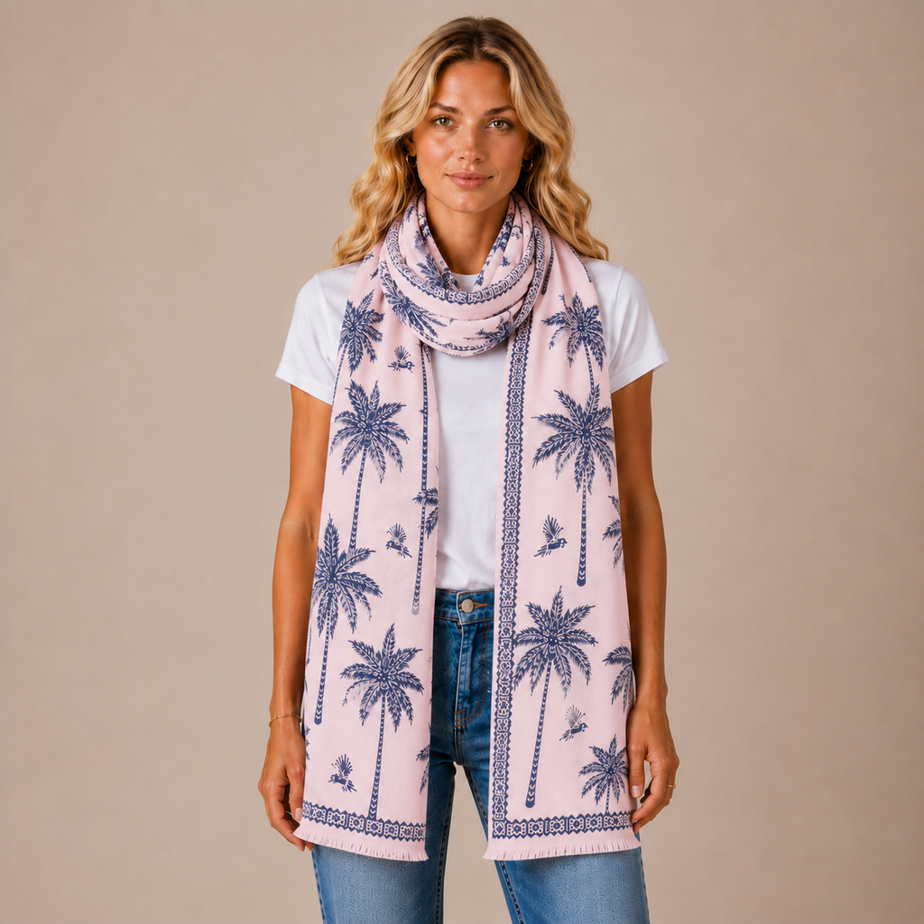 BLUETIDE CASHMERE SCARF - PIXIE
