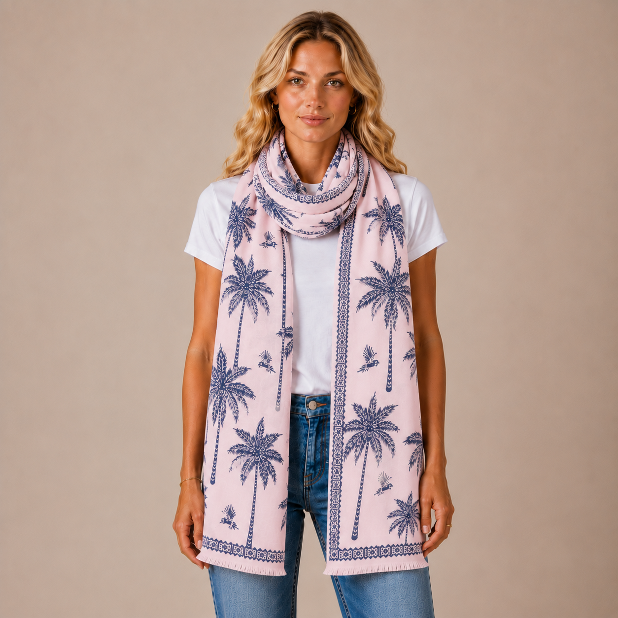 BLUETIDE CASHMERE SCARF - PIXIE