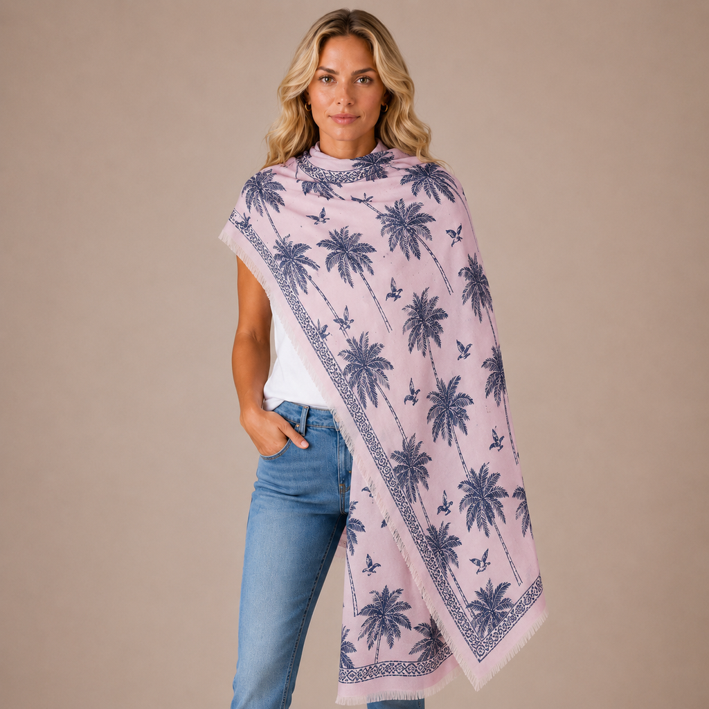 BLUETIDE CASHMERE SCARF - PIXIE