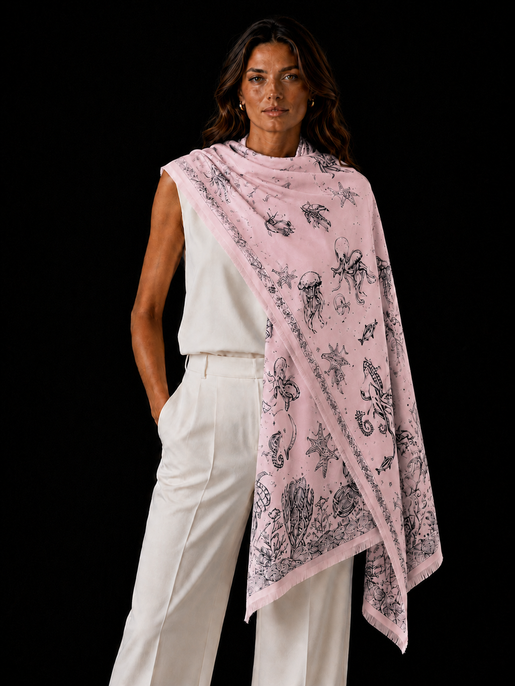REEF CASHMERE SCARF - PIXIE