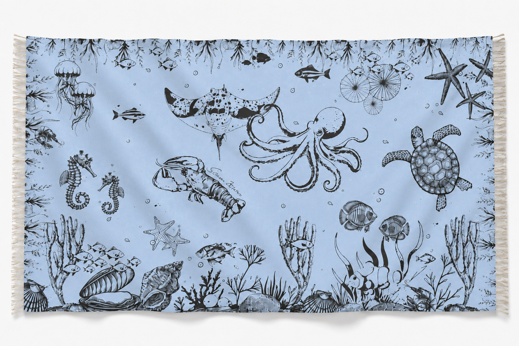 REEF CASHMERE SCARF - BAYOU