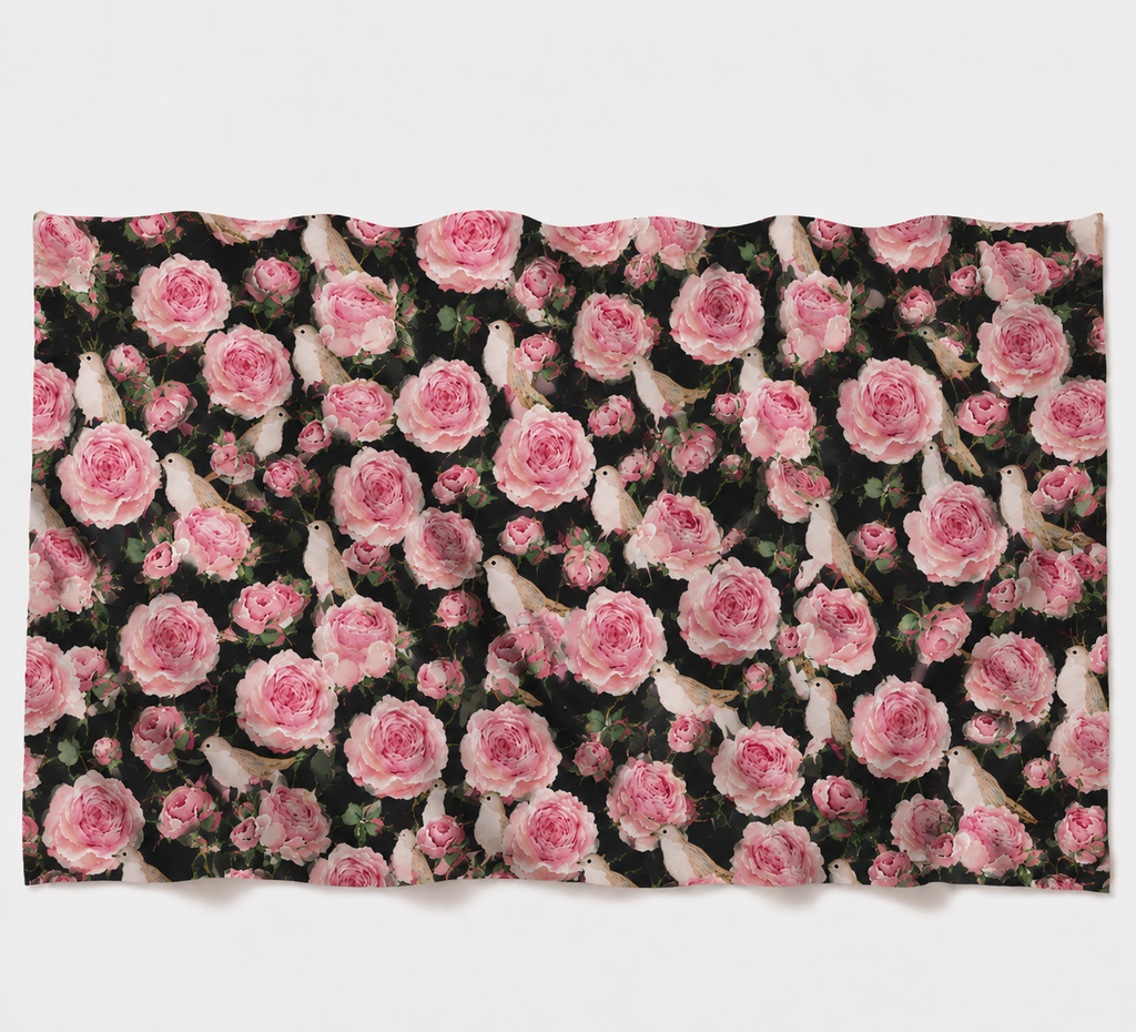 GARDEN CASHMERE SCARF - COMPOST
