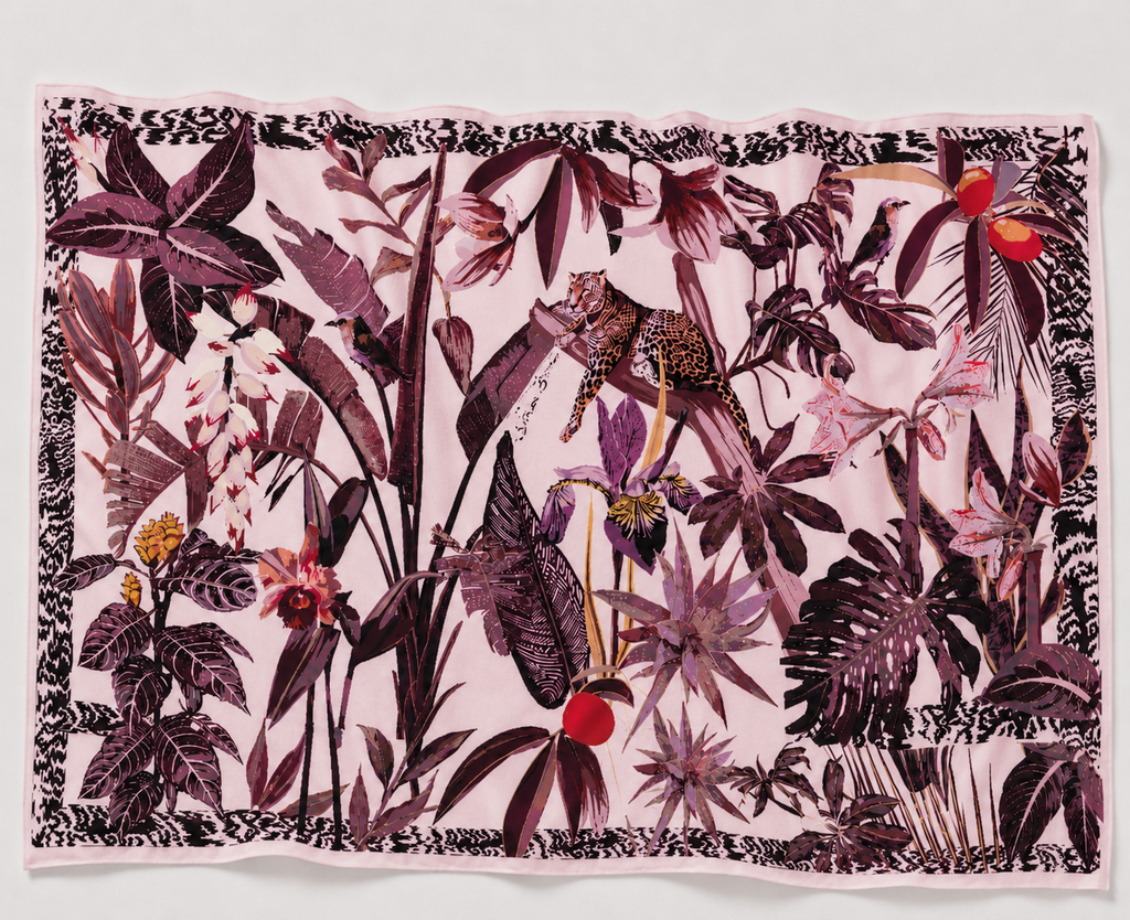 INSTINCT CASHMERE SCARF - LIGHT ROSE