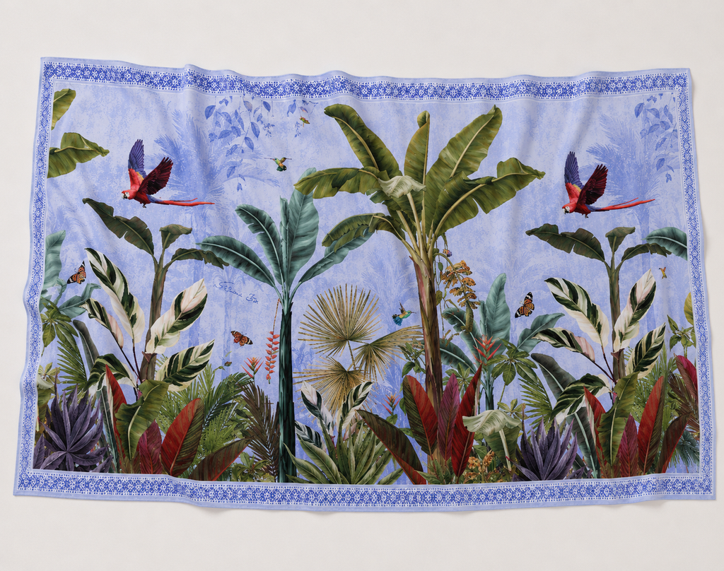 PARADISO CASHMERE SCARF - LIGHT BLUE