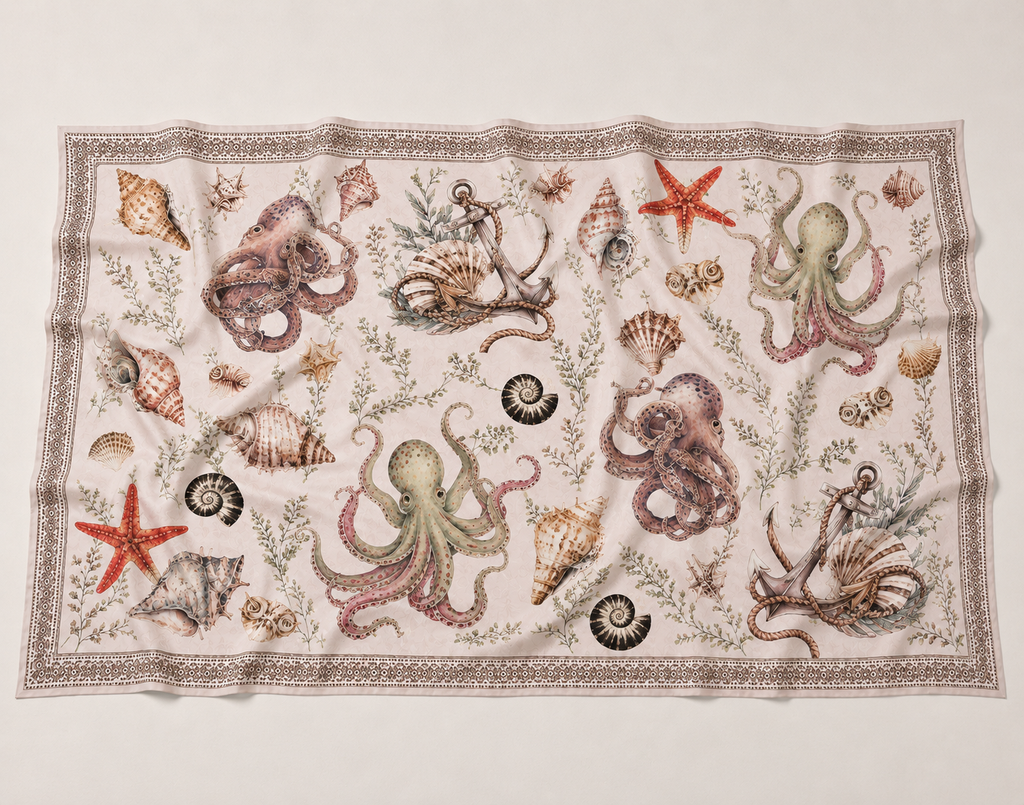 PEARL CASHMERE SCARF - OFF WHITE