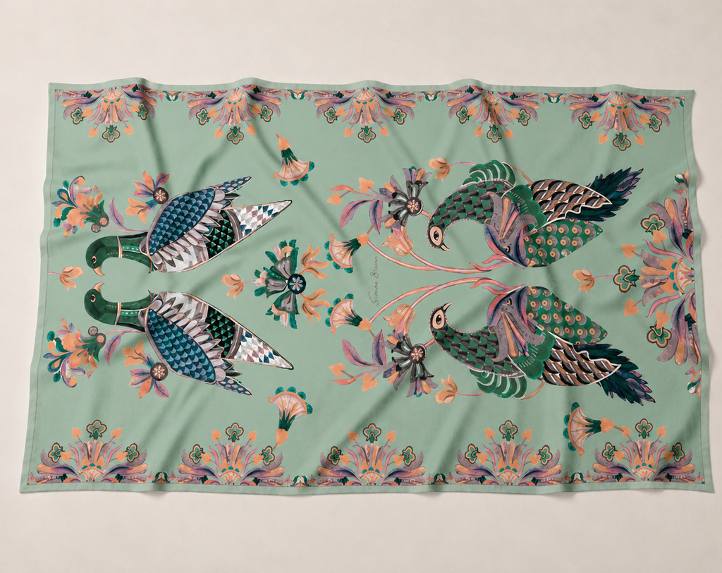 PASTELOVE CASHMERE SCARF - MINT