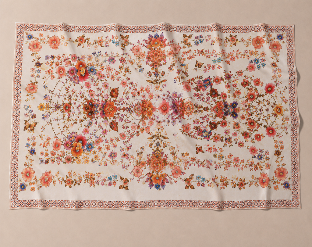 SUMMER CASHMERE SCARF - OFF WHITE