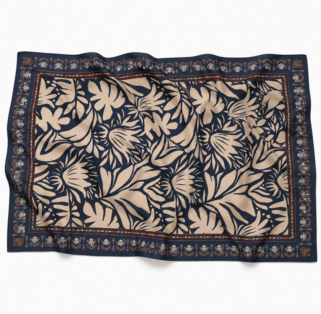 ÉDITION CASHMERE SCARF - NAVY