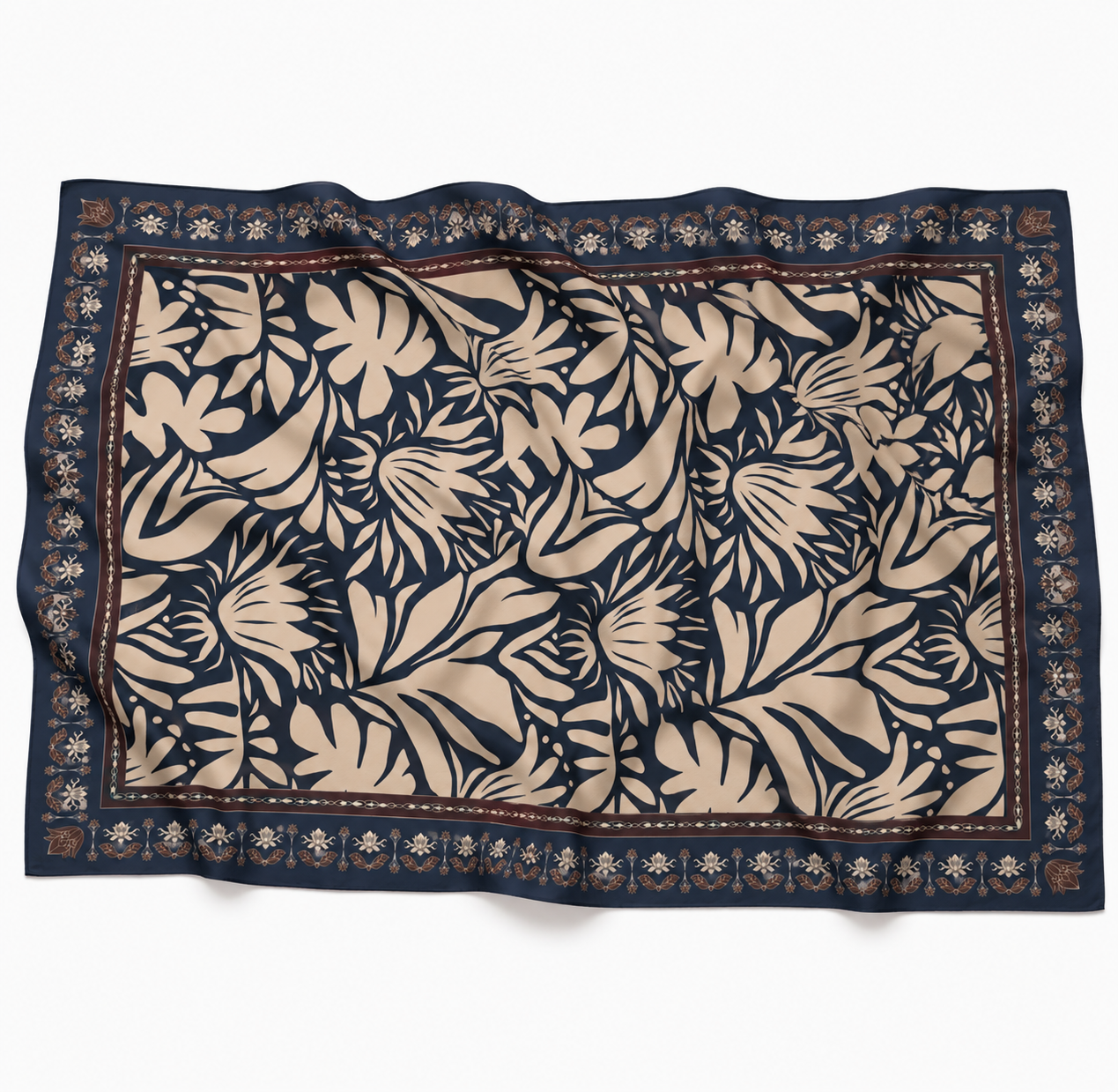ÉDITION CASHMERE SCARF - NAVY