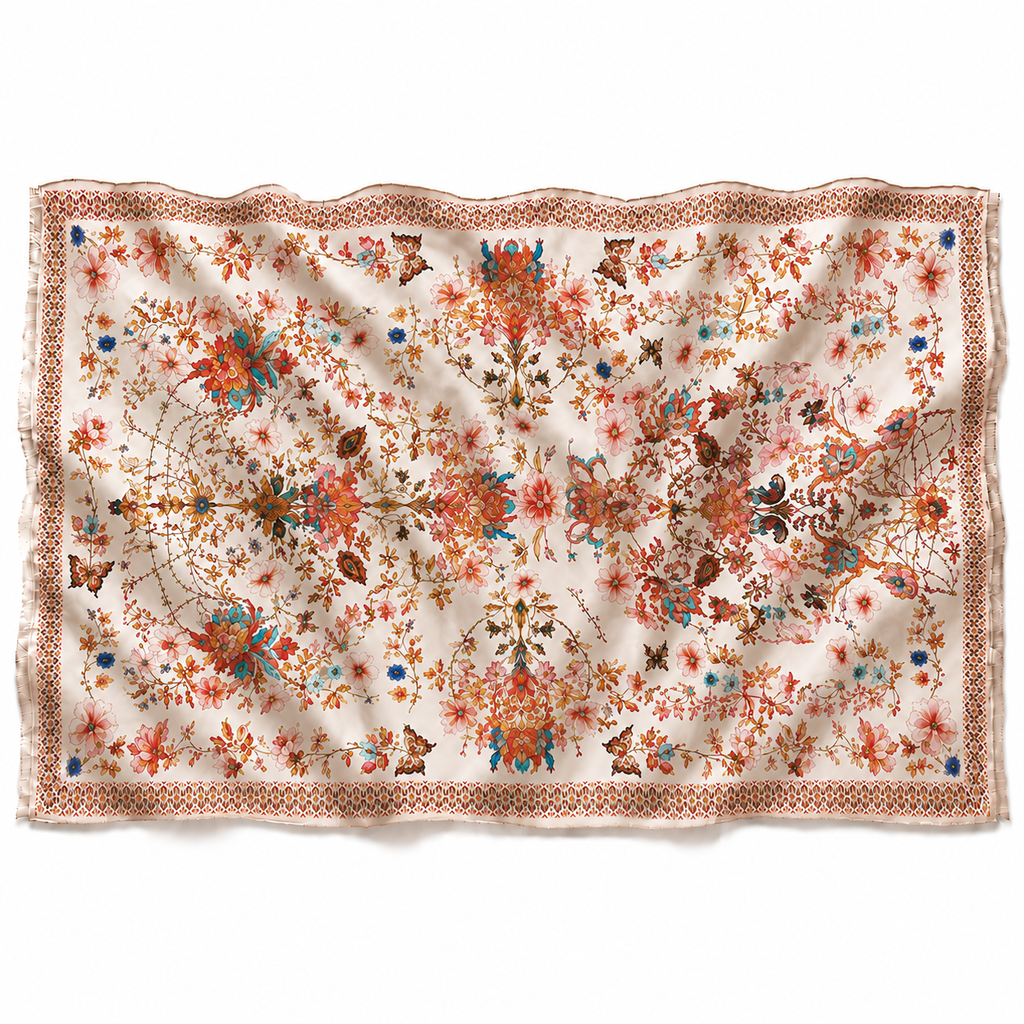 SUMMER CASHMERE SCARF - OFF WHITE