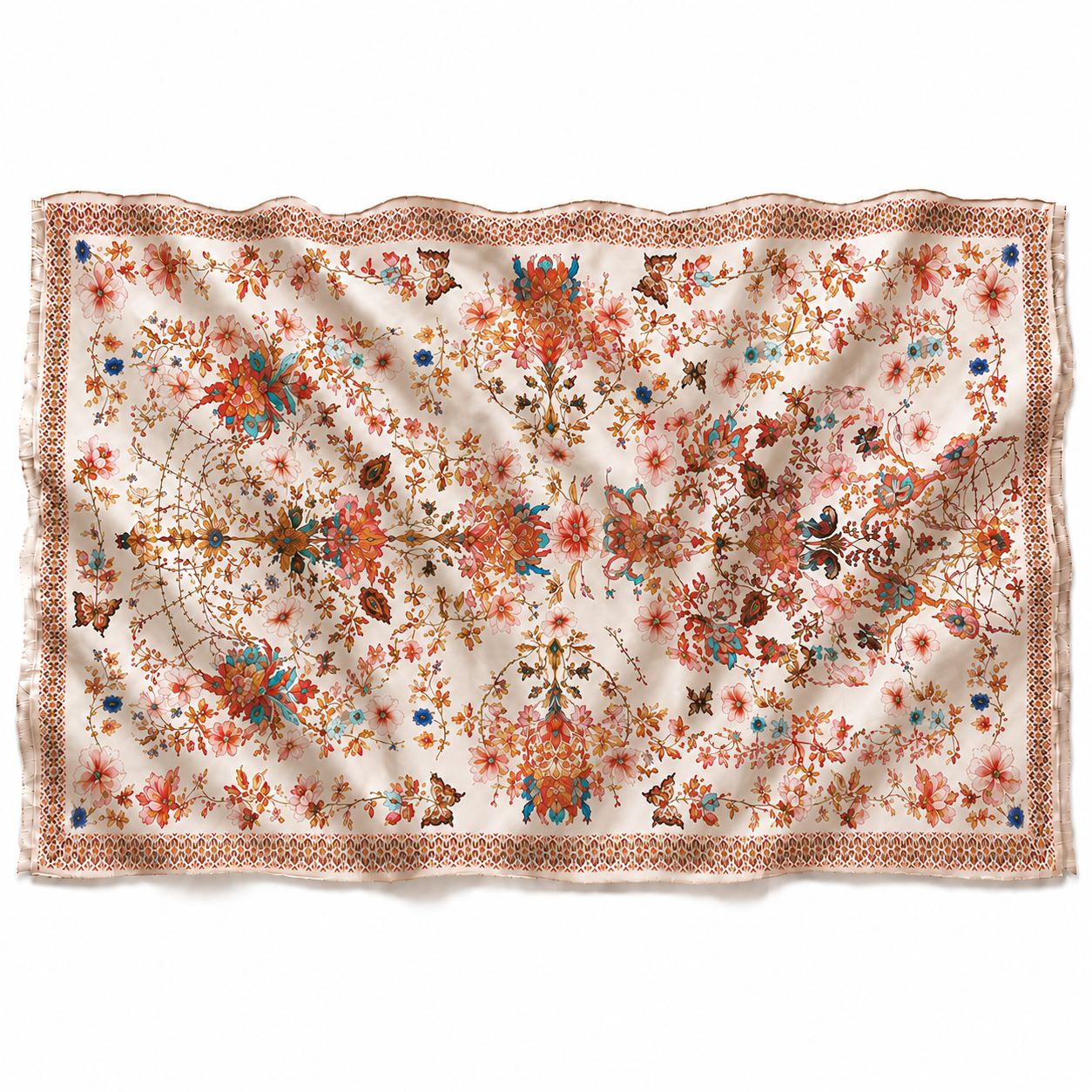 SUMMER CASHMERE SCARF - OFF WHITE