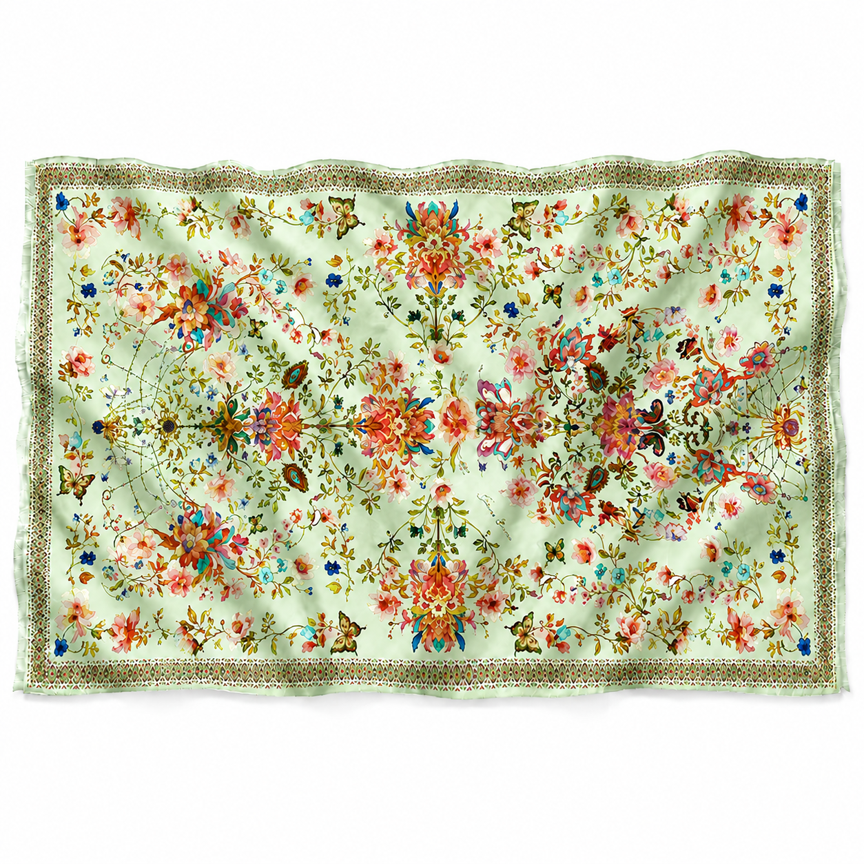 SUMMER CASHMERE SCARF - SAGE