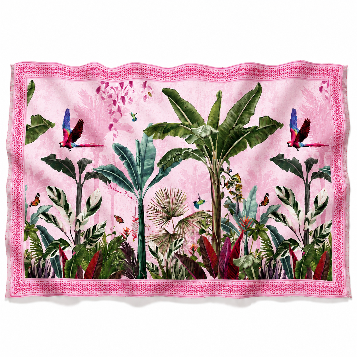 PARADISO CASHMERE SCARF - LIGHT ROSE