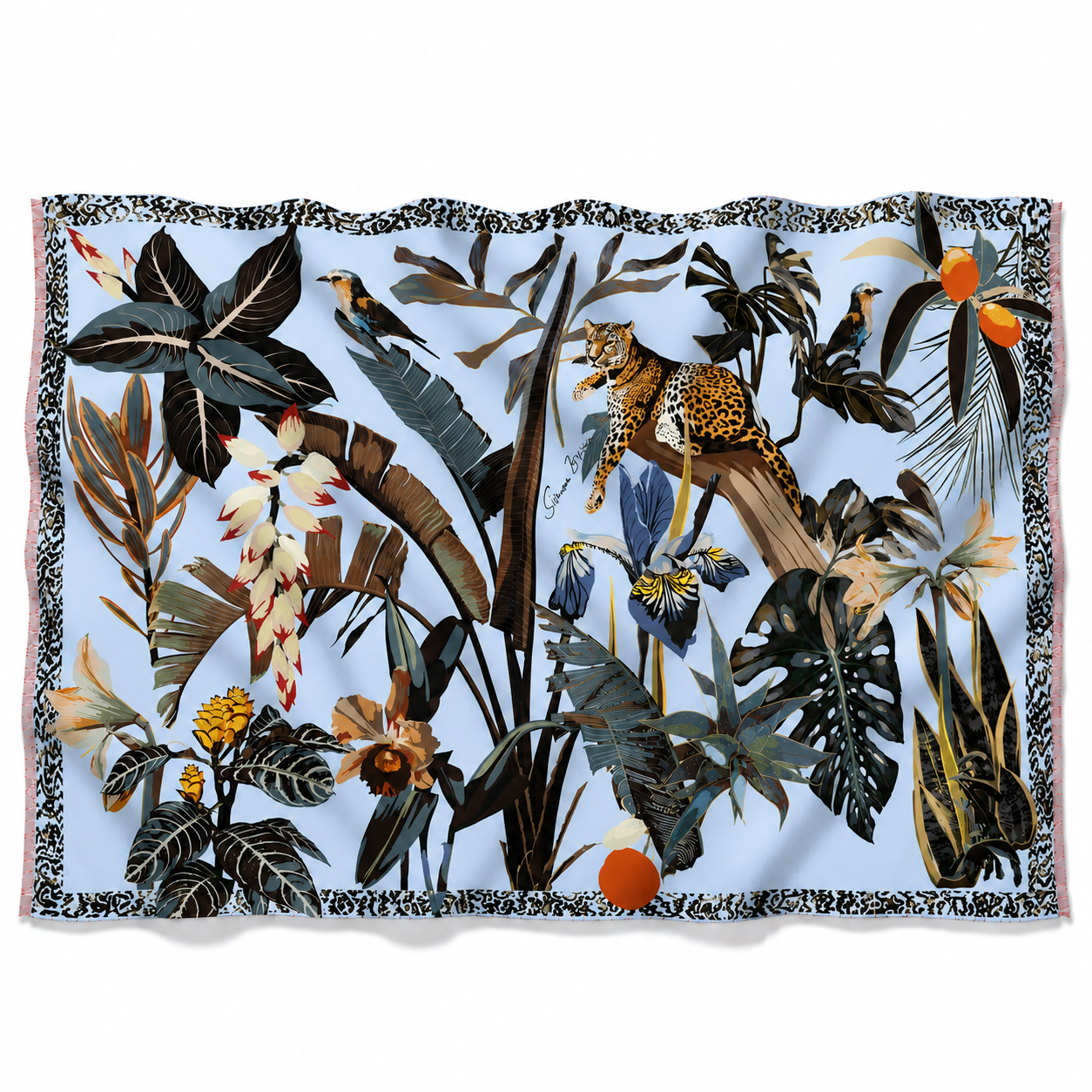 INSTINCT CASHMERE SCARF - LIGHT BLUE
