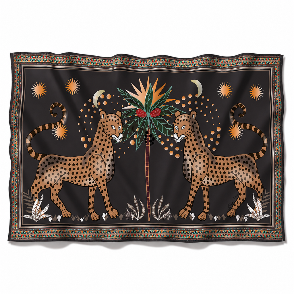 TWINS CASHMERE SCARF - COMPOST