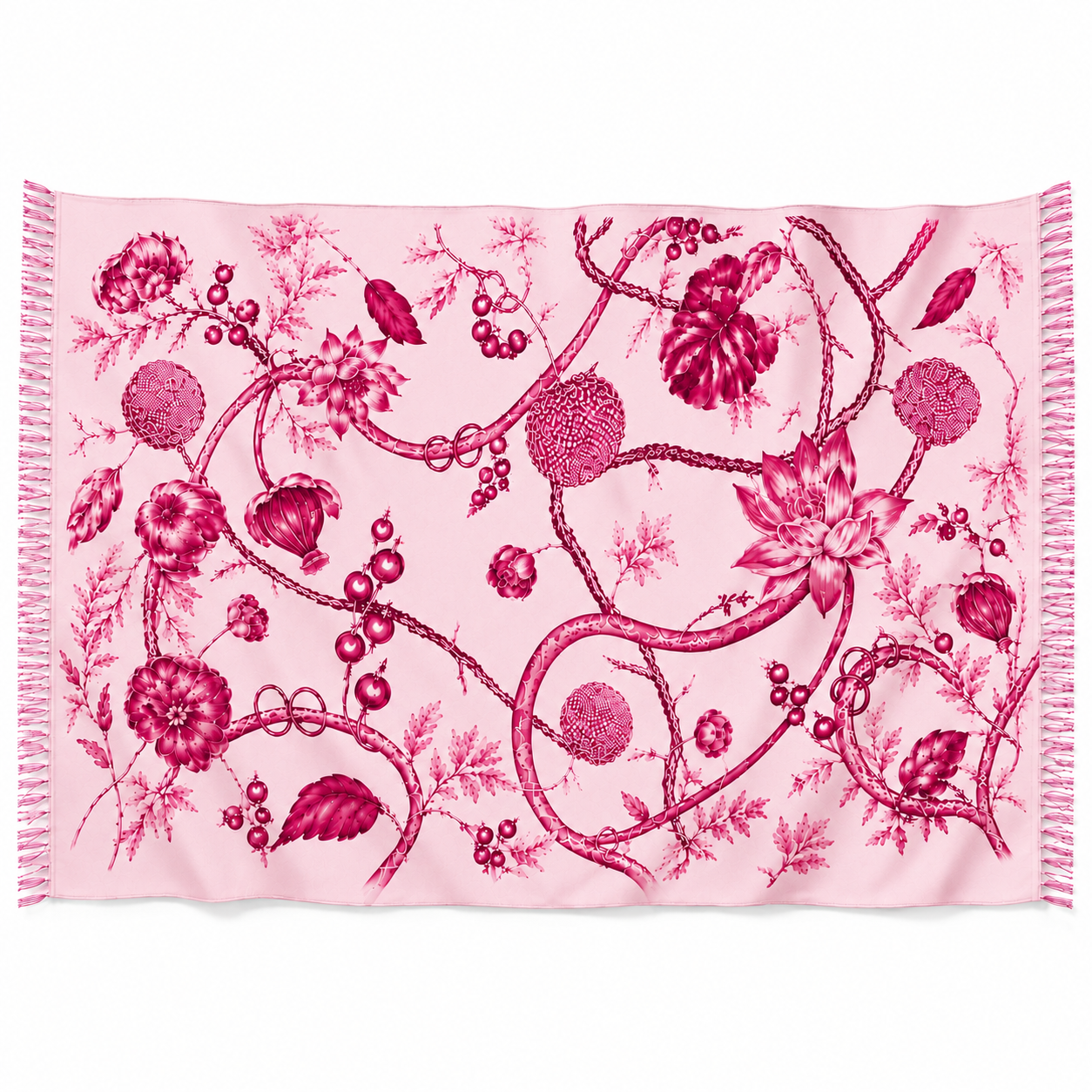 BOTANICAL CASHMERE SCARF - PIXIE