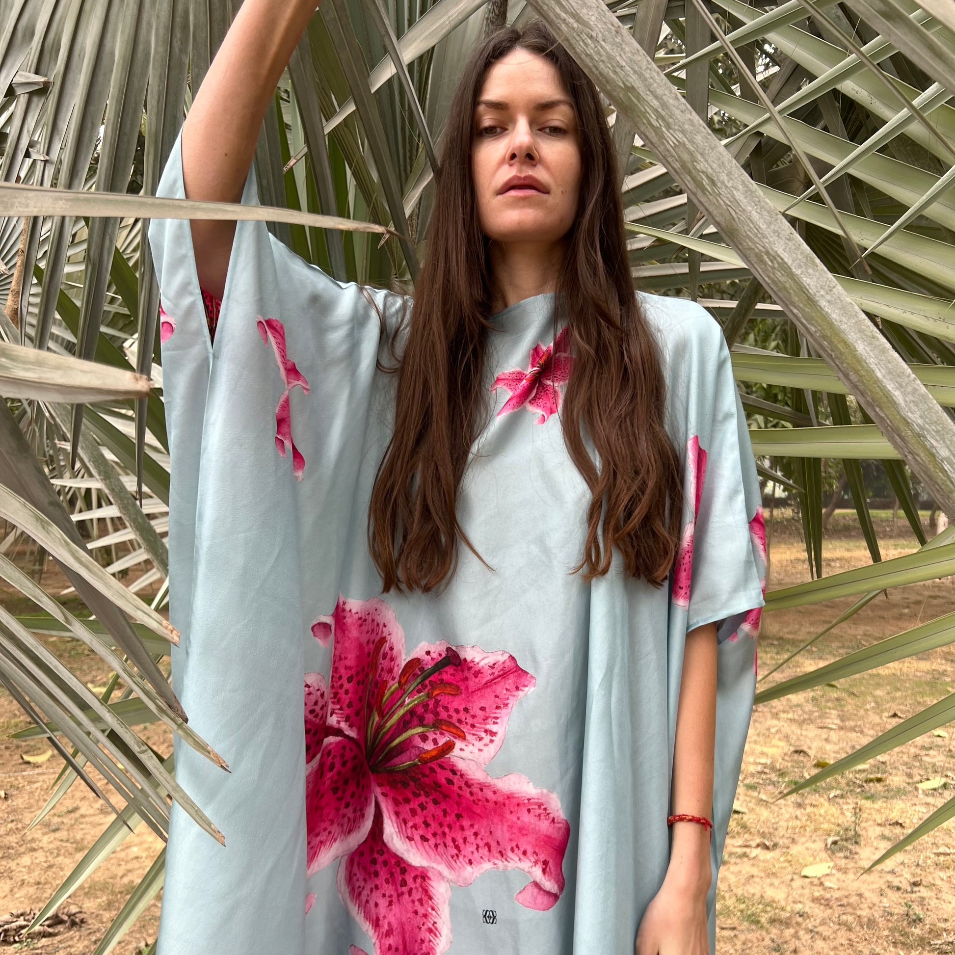 LILLY SILK TUNIC - MINT