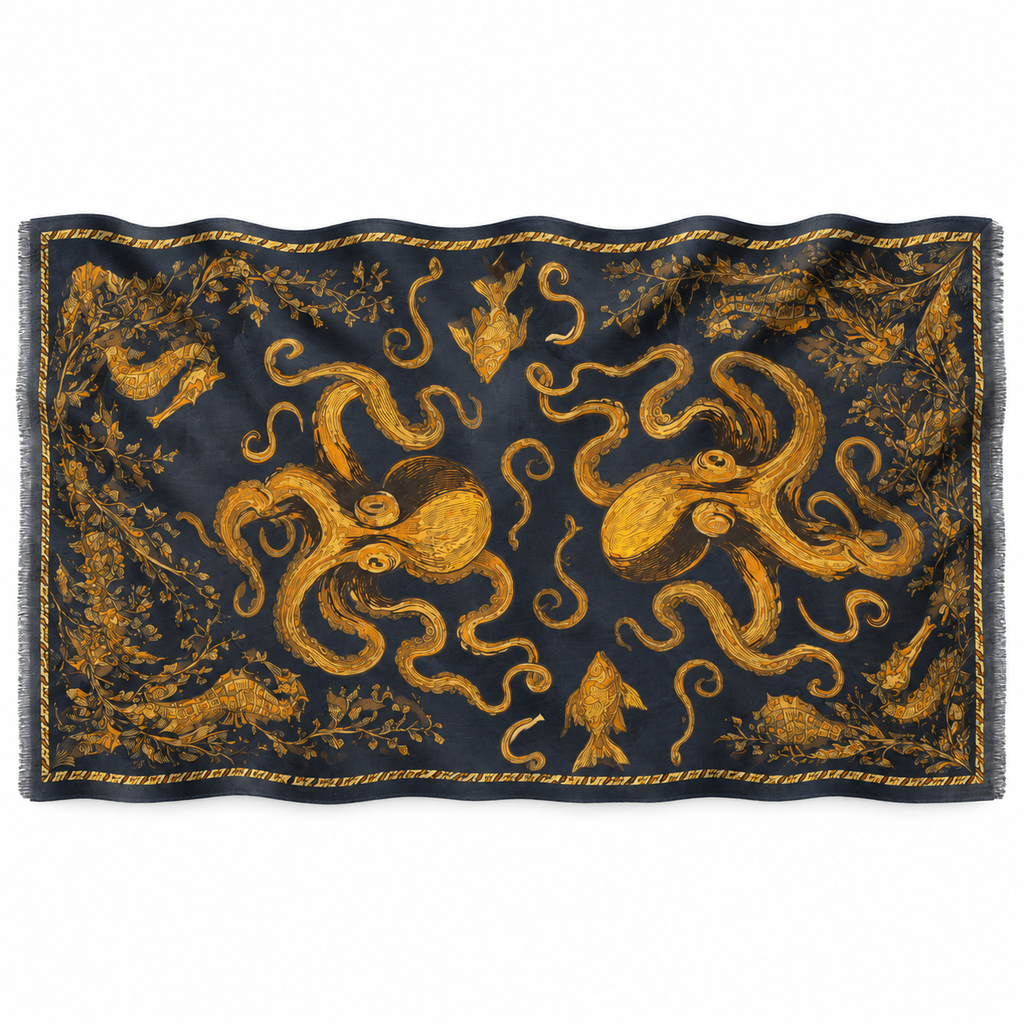 TENTARA CASHMERE SCARF - MIDNIGHT
