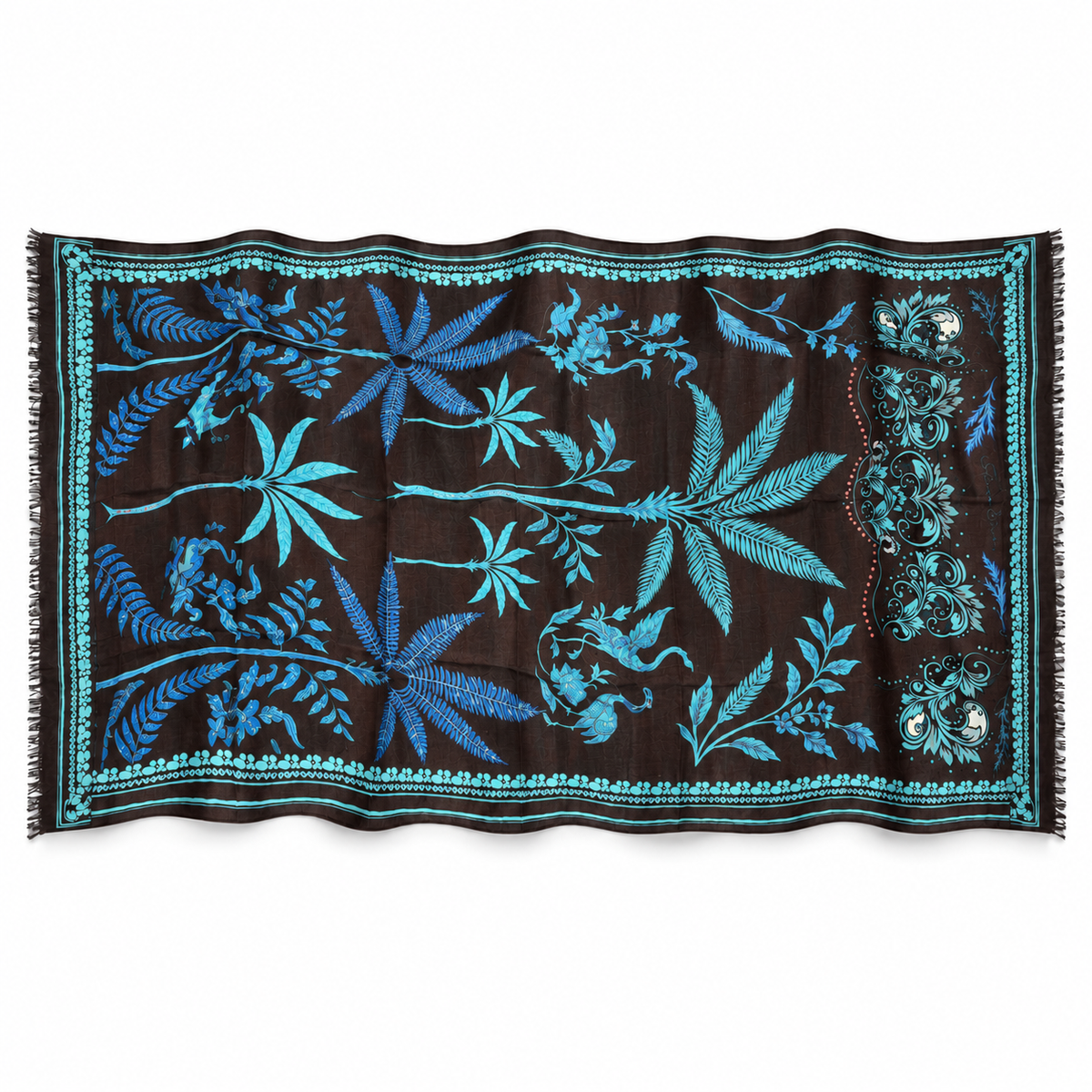 NOIRE CASHMERE SCARF - MIDNIGHT