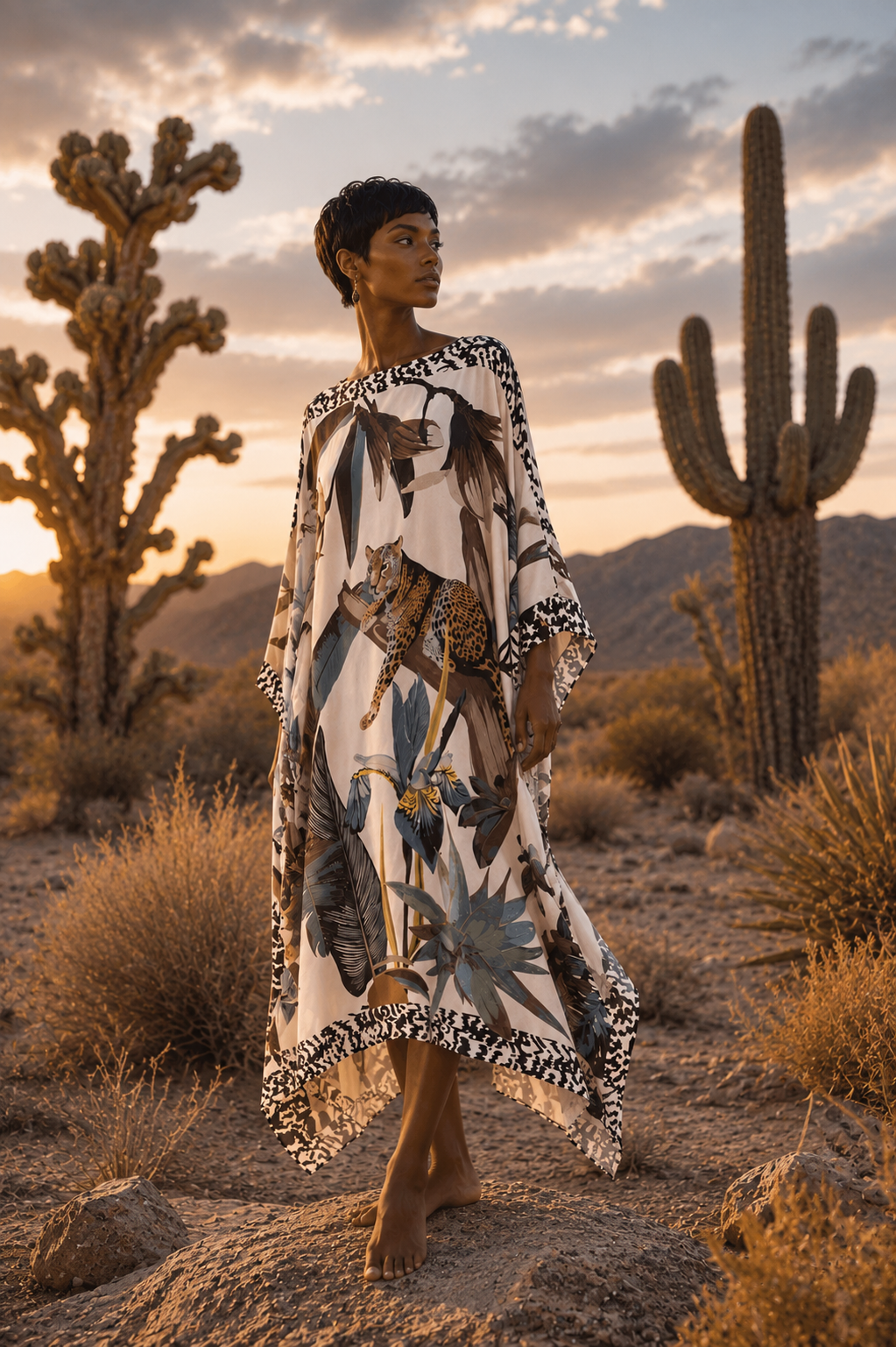 INSTINCT SILK TUNIC - OFF WHITE