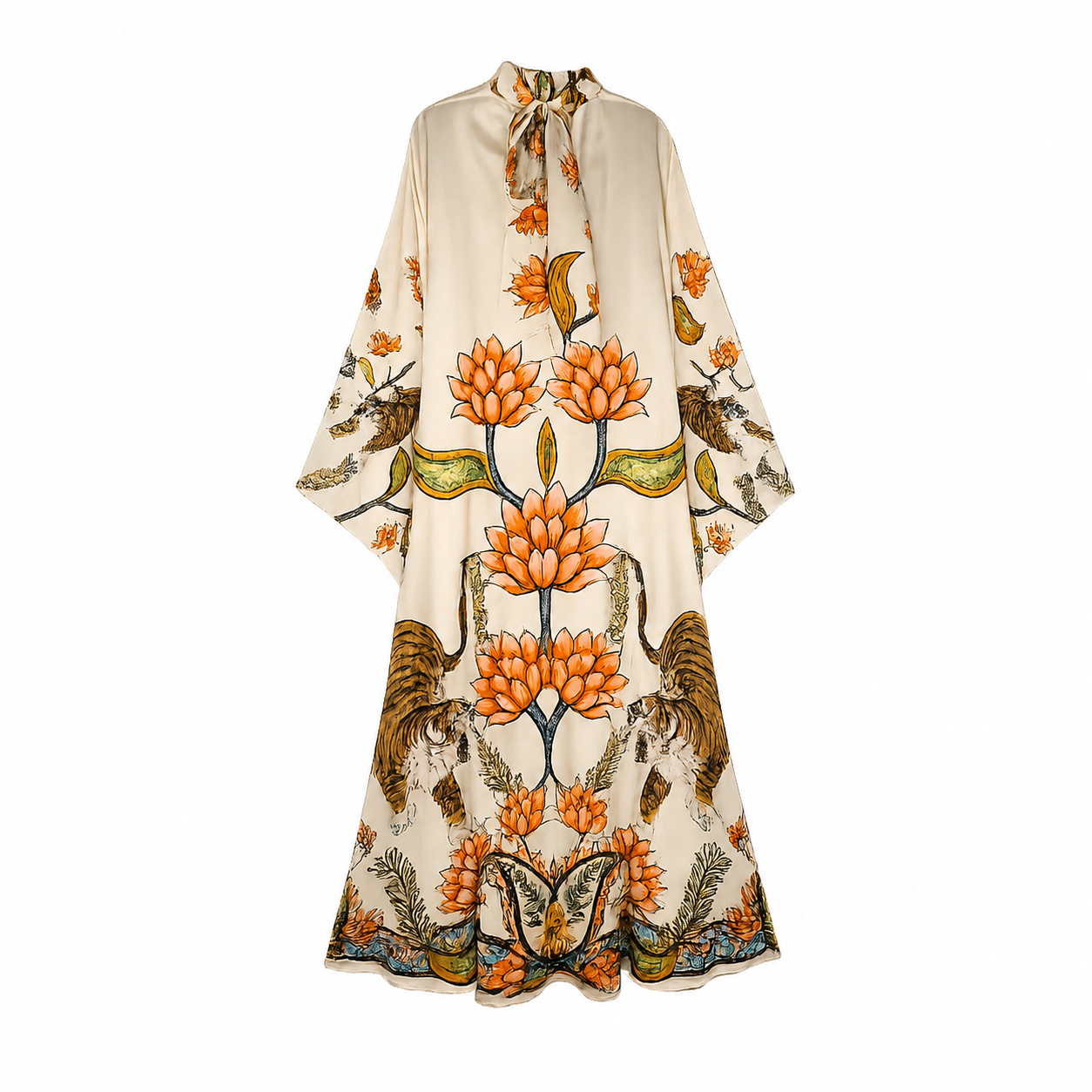 TIGER PRINCESS DRESS - CREME