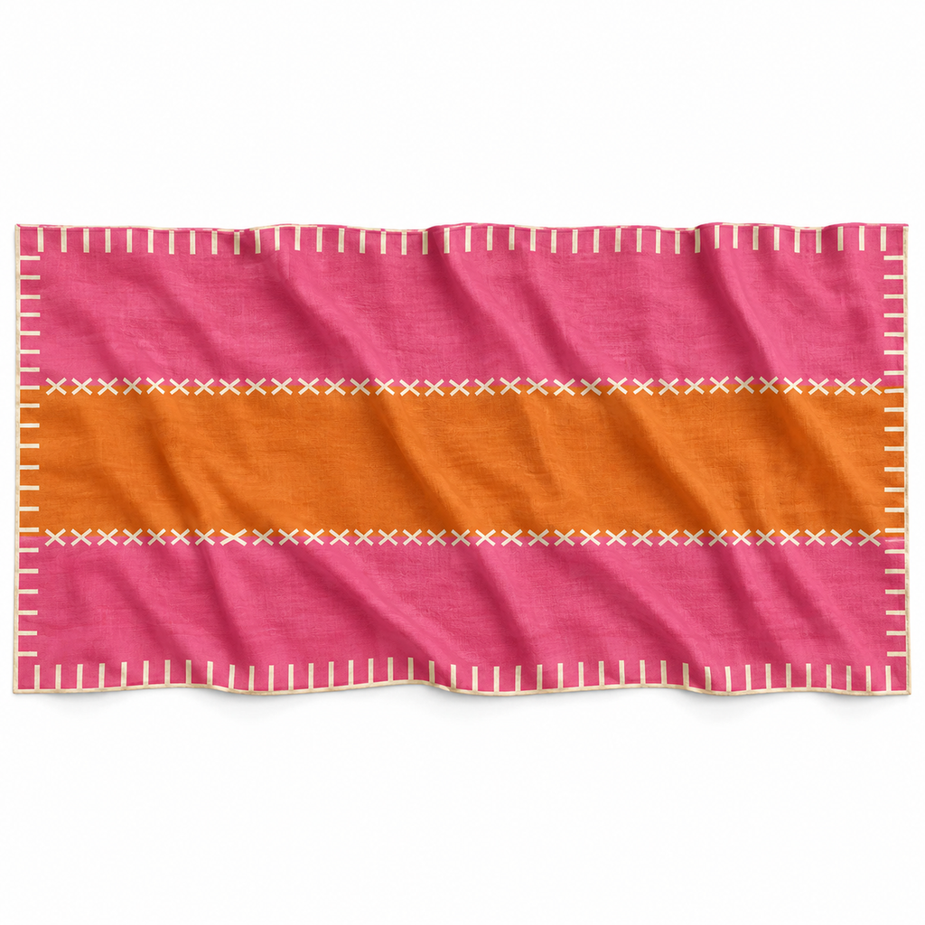 FADILA FELTED CASHMERE SCARF - dayglow/orange