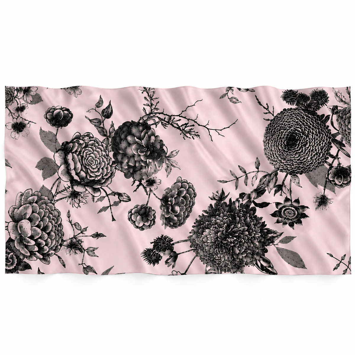 FLOWER EXPLOSION FELTED CASHMERE SCARF - PIXIE